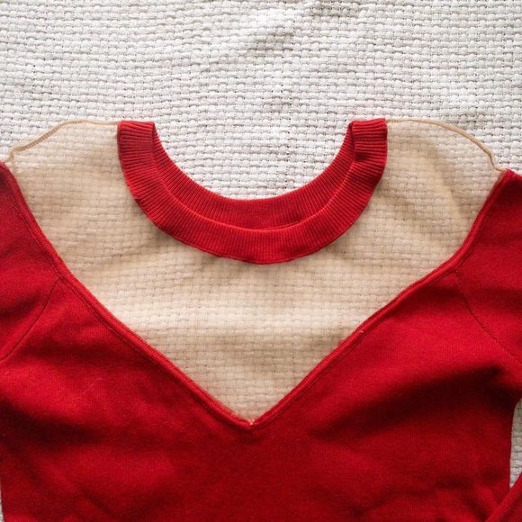 Lucy Paris Red Long Sleeve Shirt - Picture 2 of 4